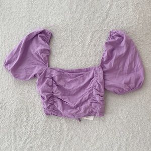Glassons | ASOS Violet Lace Back Top
